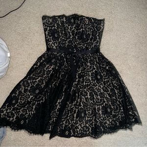 COPY - Strapless lace mini dress
